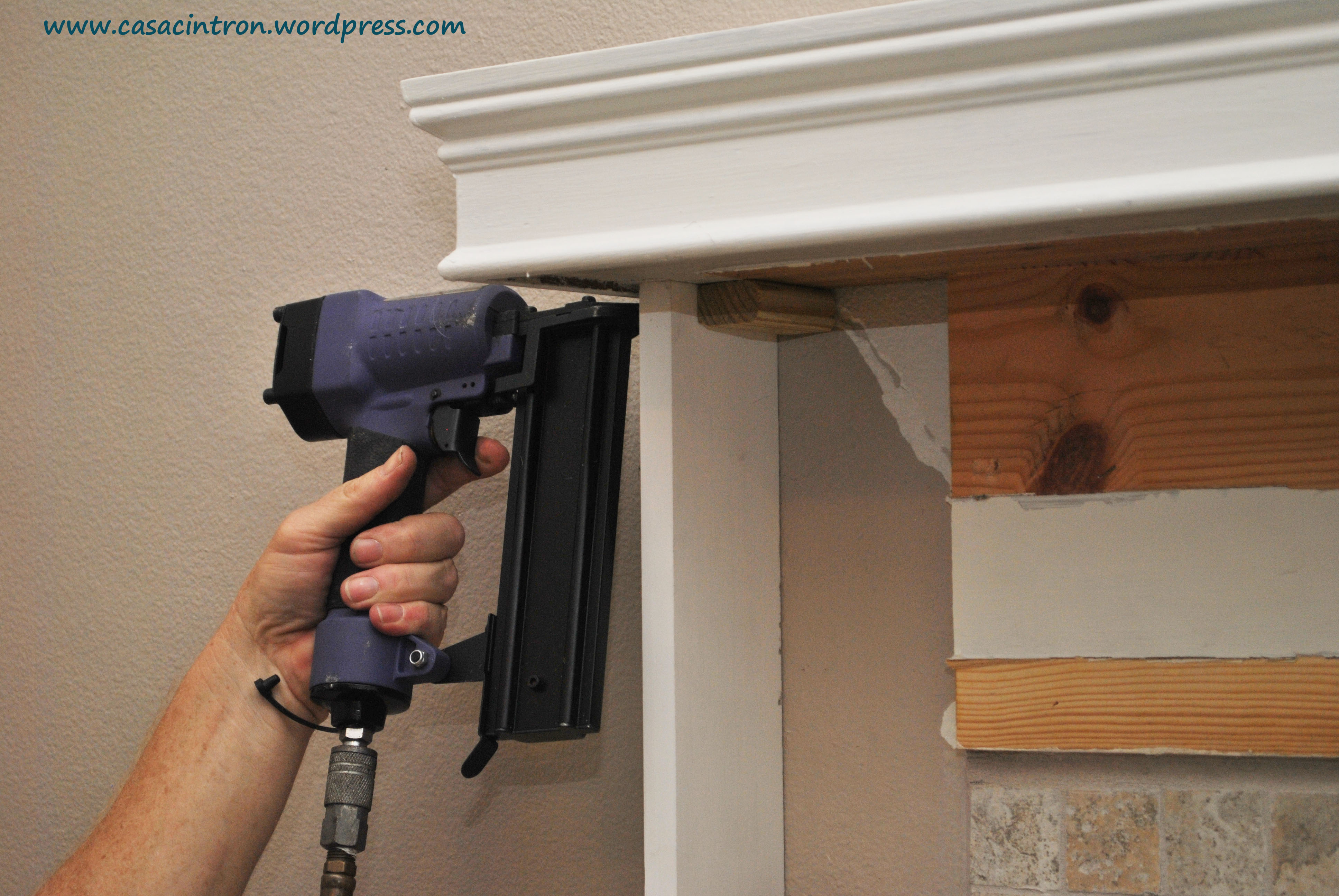 How to build a fireplace mantle/surround (Phase 2 – Fireplace Reveal ...